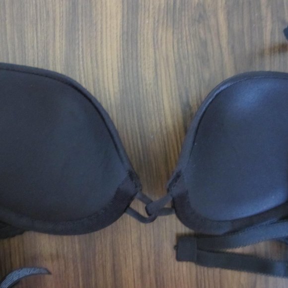 BRA NEW WITHOUT TAG SMART SEXY SIZE 34A BLACK PUSH AP VERY SEXY - Picture 4 of 9